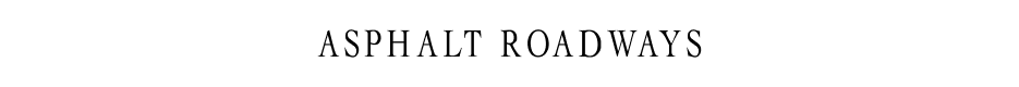 Asphalt Roadway